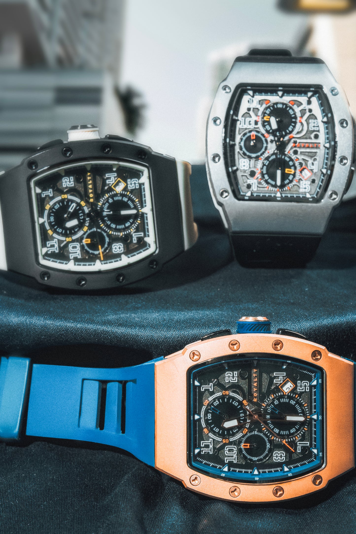 BIG TOMMIE SILVER ROYALTY WATCH