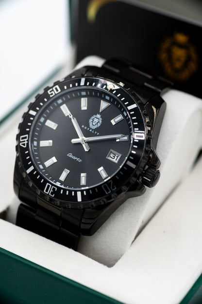 DEEP BLACK ROYALTY WATCH