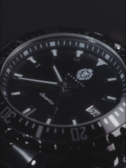 DEEP BLACK ROYALTY WATCH