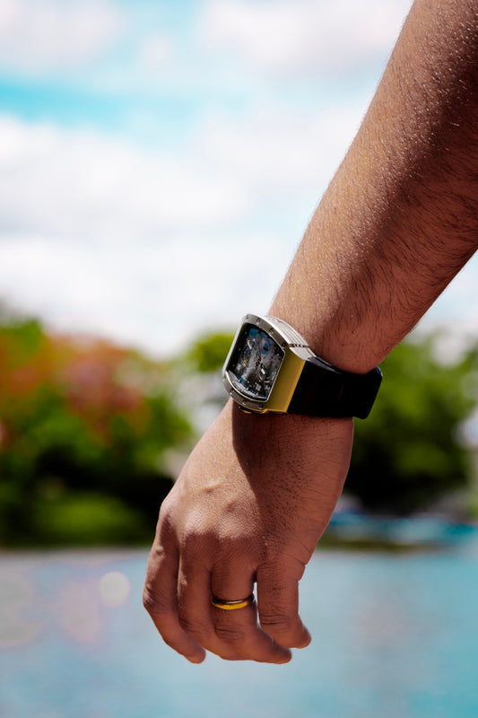 BIG TOMMIE SILVER ROYALTY WATCH